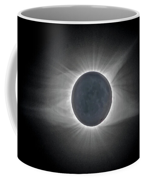 Da* 300 Coffee Mug featuring the photograph Total Solar Eclipse with Corona by Lori Coleman