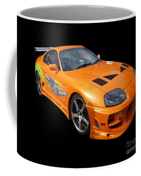Fast Coffee Mug featuring the photograph Toyota Supra by Vicki Spindler