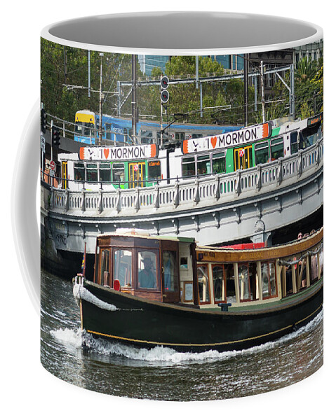 Australia Coffee Mug featuring the photograph Train, Tram and boat by Andrew Michael