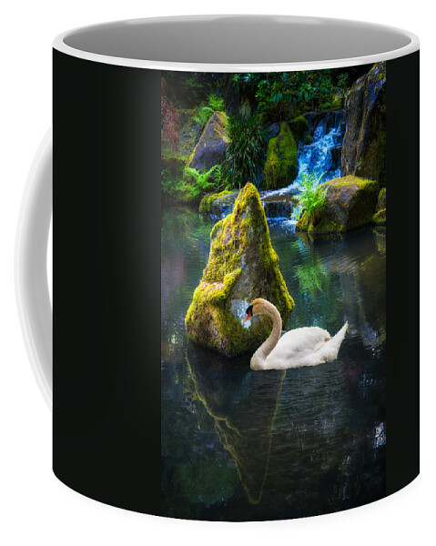 Swan Coffee Mug featuring the photograph Tranquility by Harry Spitz