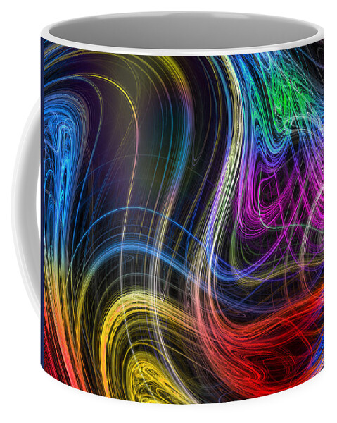 Colourful Coffee Mug featuring the photograph Transmission by Mark Blauhoefer