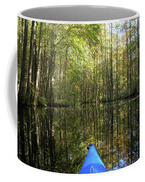 Fall Coffee Mug featuring the photograph Trap Pond Cypress #04299 by Raymond Magnani