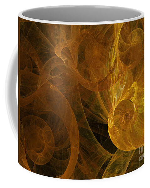 Andee Design Abstract Coffee Mug featuring the digital art Travel In Time To 1969 Space Time Continuum by Andee Design