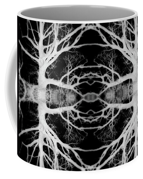 Tree Coffee Mug featuring the photograph Tree Kaleidescope by Amber Flowers
