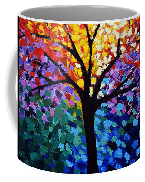 Tree Coffee Mug featuring the painting Tree by Stephen Humphries