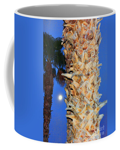 Palm Trees Coffee Mug featuring the photograph Trees Capture Sun by Roberta Byram