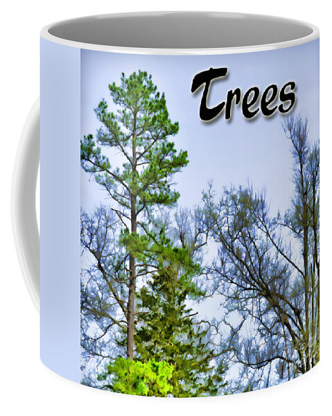 Coffee Mug featuring the photograph Trees LOGO by Debbie Portwood