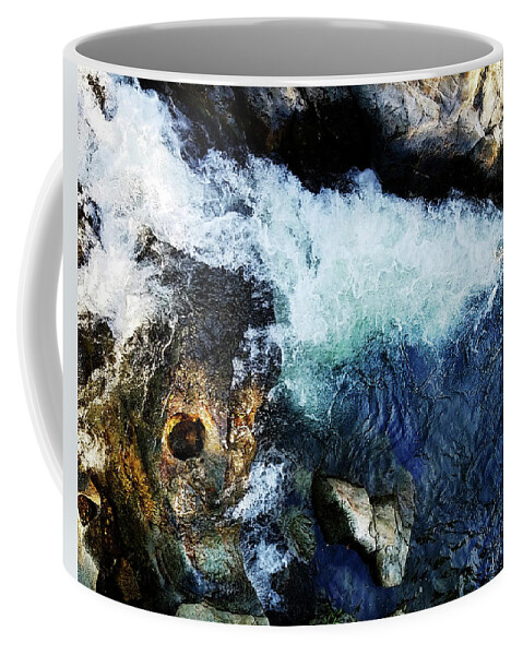 Water Coffee Mug featuring the digital art Tribute Trail Newtown Ditch by Lisa Redfern