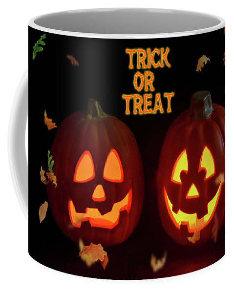 Halloween Coffee Mug featuring the photograph Trick or Treat by Cathy Kovarik