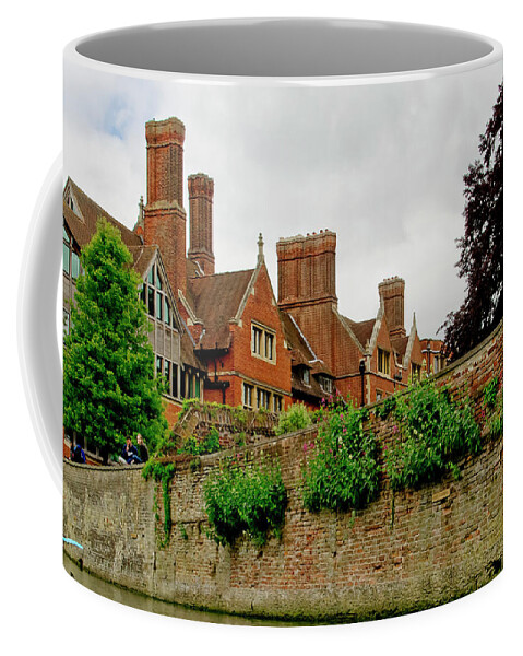 Colleges Coffee Mug featuring the photograph Trinity hall from the Backs. Cambridge. by Elena Perelman