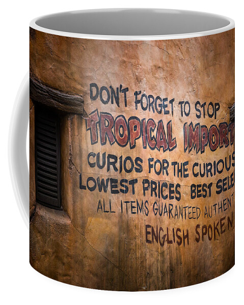 Magic Kingdom Coffee Mug featuring the photograph Tropical Imports by Mark Andrew Thomas