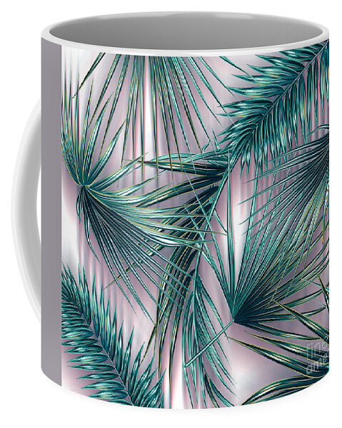 Summer Coffee Mug featuring the digital art Tropicana by Mark Ashkenazi