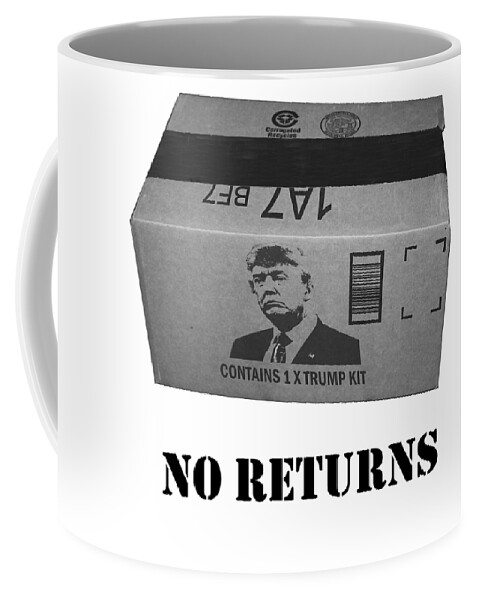 Donald Trump Coffee Mug featuring the digital art Trump Box by Roger Lighterness