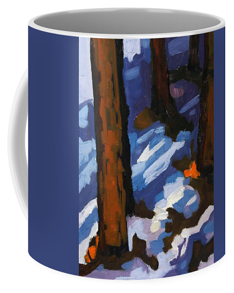 1098 Coffee Mug featuring the painting Trunks by Phil Chadwick