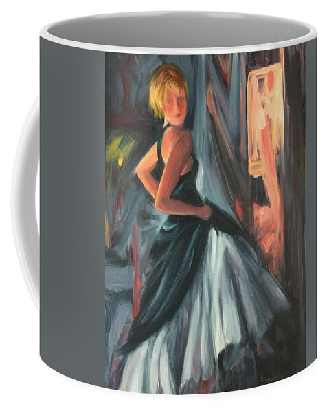Loose Coffee Mug featuring the painting Trying It On by Connie Schaertl