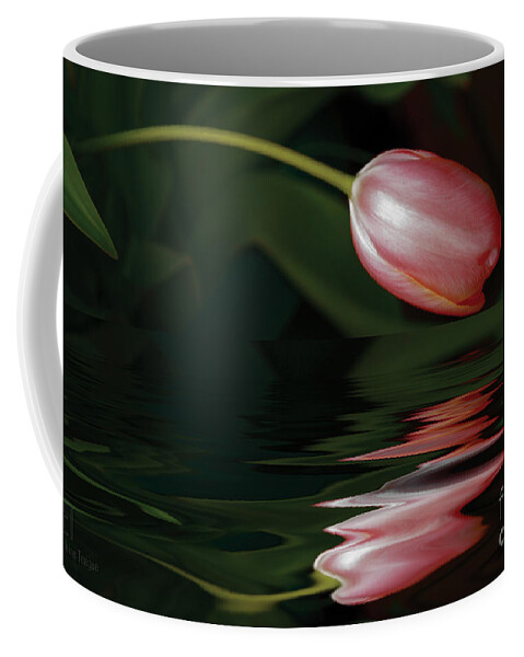 Tulip Coffee Mug featuring the photograph Tulip Reflections by Elaine Teague