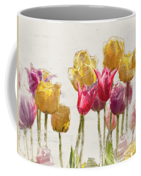5dii Coffee Mug featuring the digital art Tulipe by Mark Mille