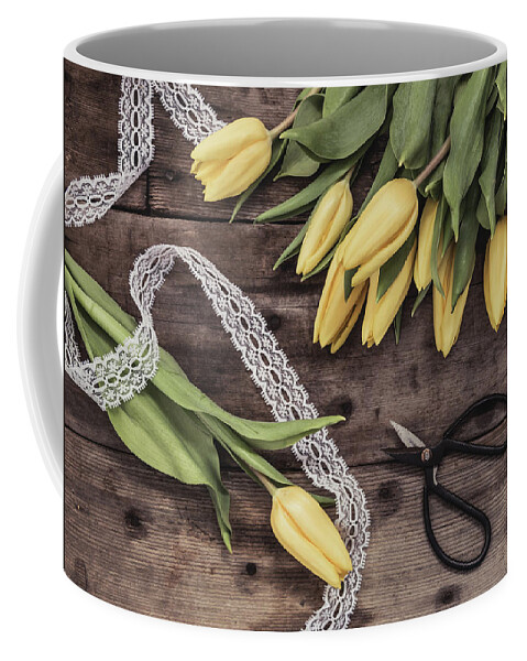 Tulips Coffee Mug featuring the photograph Tulips of Spring by Kim Hojnacki
