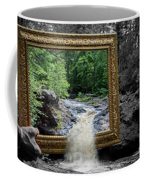 Amnicon Coffee Mug featuring the photograph Tumbling Water by Deborah Klubertanz
