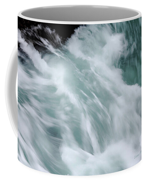 Sea Coffee Mug featuring the photograph Turbulent Seas by Donna Blackhall