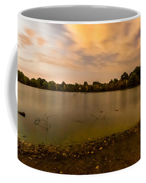Turners Coffee Mug featuring the photograph Turners Pond after Dark by Brian MacLean