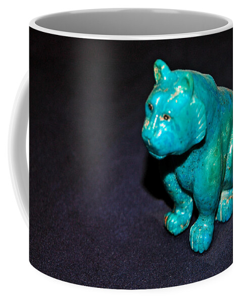 Usa Coffee Mug featuring the photograph Turquoise Tiger by LeeAnn McLaneGoetz McLaneGoetzStudioLLCcom
