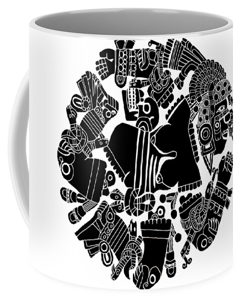 Maya Coffee Mug featuring the digital art Twisted day by Piotr Dulski
