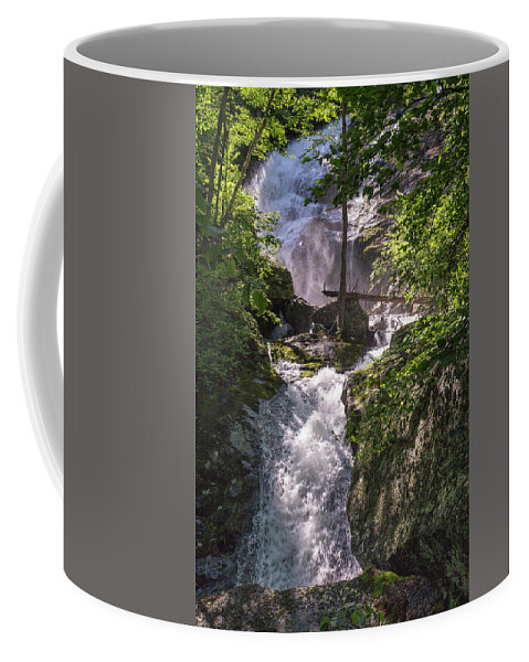 Water Coffee Mug featuring the photograph Twisted Falls by Alan Raasch
