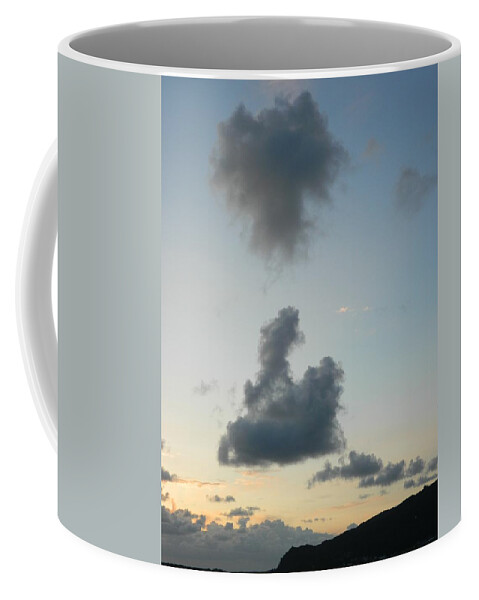 Nature Coffee Mug featuring the photograph Two Clouds by Gallery Of Hope 