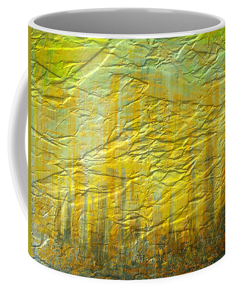Acryl Painting Artwork Coffee Mug featuring the painting W8 - good morning city by KUNST MIT HERZ Art with heart
