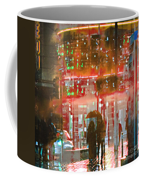 Umbrella Coffee Mug featuring the photograph Umbrellas are for sharing by LemonArt Photography