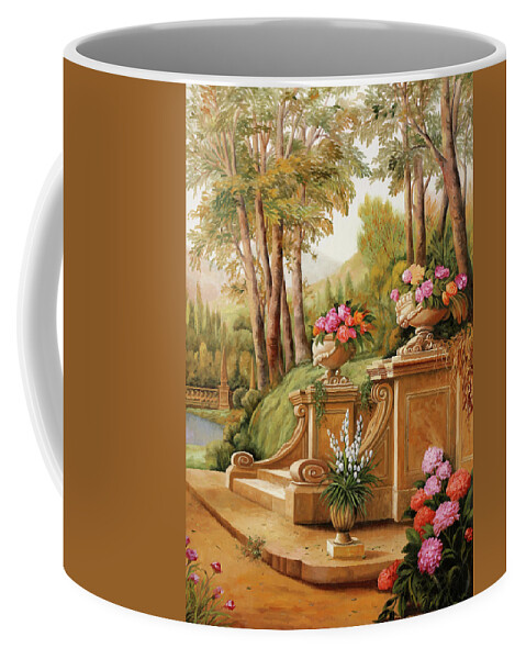 Garden Coffee Mug featuring the painting Un Giardino by Guido Borelli