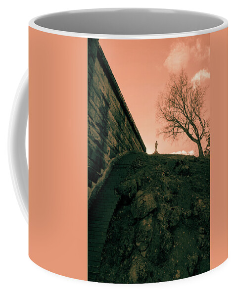 Cemetery Coffee Mug featuring the photograph Unable to Forget by James L Bartlett