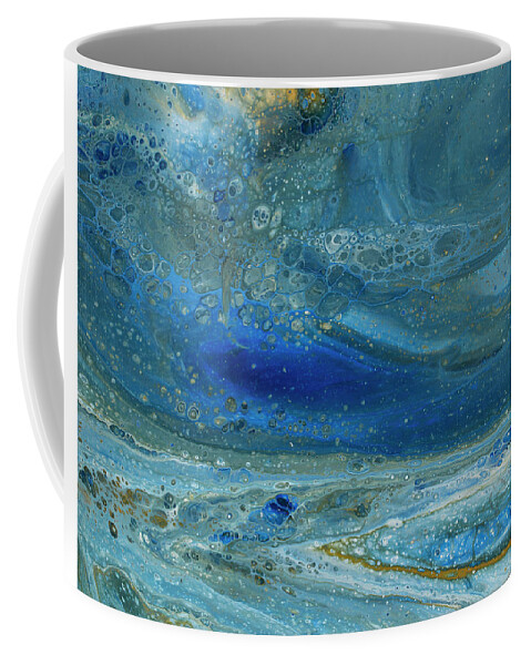 Abstract Coffee Mug featuring the painting Underworld by Darice Machel McGuire