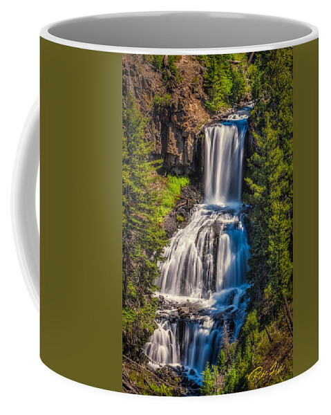 Flowing Coffee Mug featuring the photograph Undine Falls by Rikk Flohr