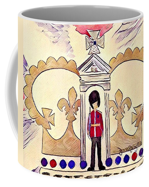 Great Britain Coffee Mug featuring the painting Unity - 10th in the Series by Denise Railey
