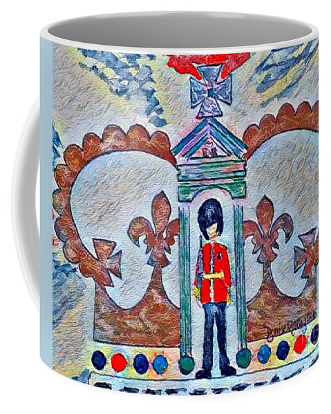 Great Britain Coffee Mug featuring the painting Unity - 14th in the Series by Denise Railey