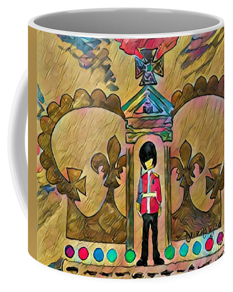 Great Britain Coffee Mug featuring the painting Unity - 5th in the Series by Denise Railey