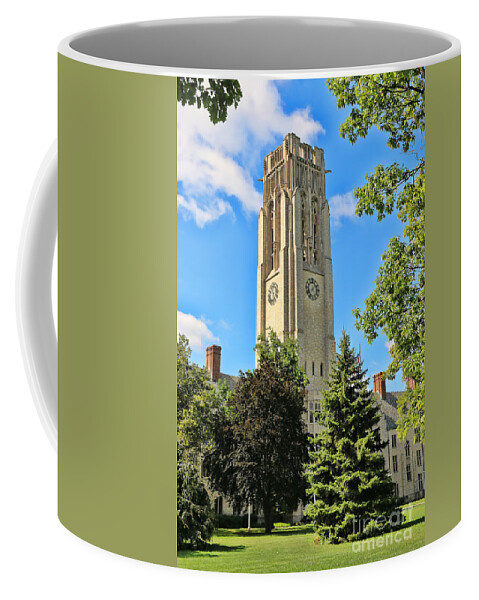 University Hall Coffee Mug featuring the photograph University Hall University of Toledo 6192 by Jack Schultz