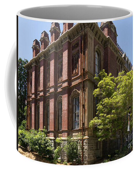 Wingsdomain Coffee Mug featuring the photograph University of California Berkeley Historic South Hall DSC4048 by Wingsdomain Art and Photography
