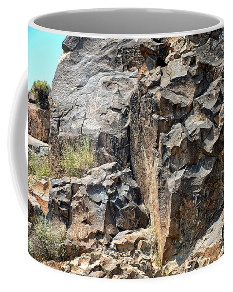 Petroglyph Coffee Mug featuring the photograph Untitled 91 by John Bennett