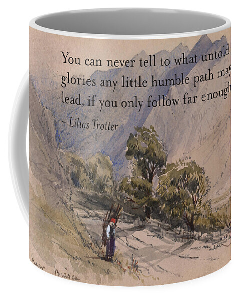 Mountains Coffee Mug featuring the painting Untold Glories by Lilias Trotter