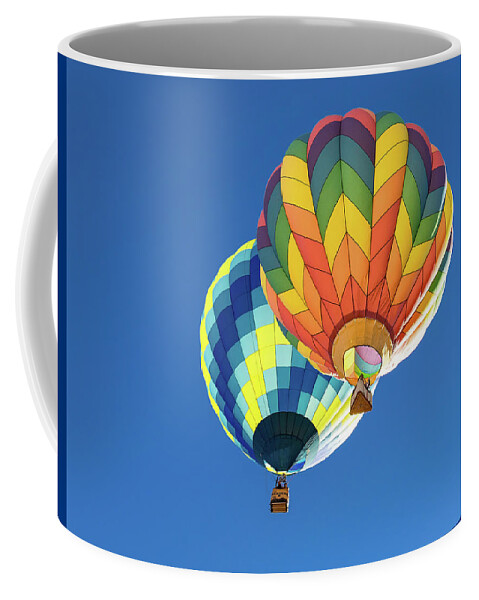 2018 Coffee Mug featuring the photograph Up in a Hot Air Balloon by James Sage