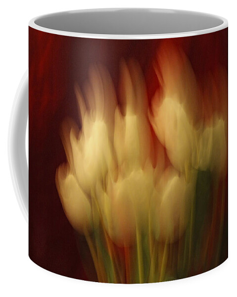 Tulips Coffee Mug featuring the photograph Up In Flames by Donna Blackhall