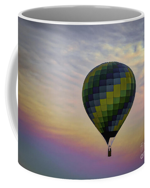Hot Air Coffee Mug featuring the photograph Up There by Mitch Shindelbower