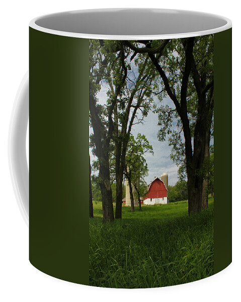 Red Coffee Mug featuring the photograph Up Yonder by Viviana Nadowski