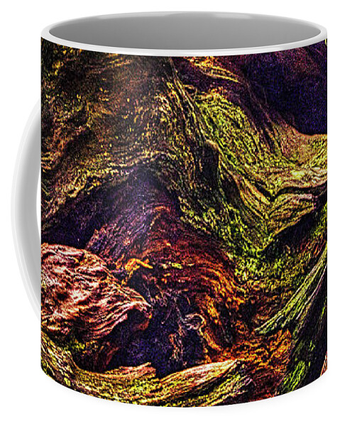 California Coffee Mug featuring the photograph Uprooted Sequoia by Roger Passman
