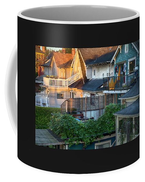 Theresa Tahara Coffee Mug featuring the photograph Urban Vancouver by Theresa Tahara