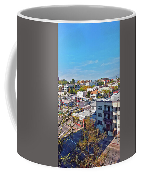 Downtown Los Angeles Coffee Mug featuring the photograph Urbania by Guillermo Rodriguez