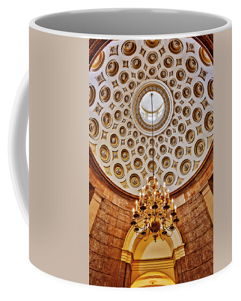  Neoclassical Coffee Mug featuring the photograph US Capitol Rotunda Washington DC by Susan Candelario